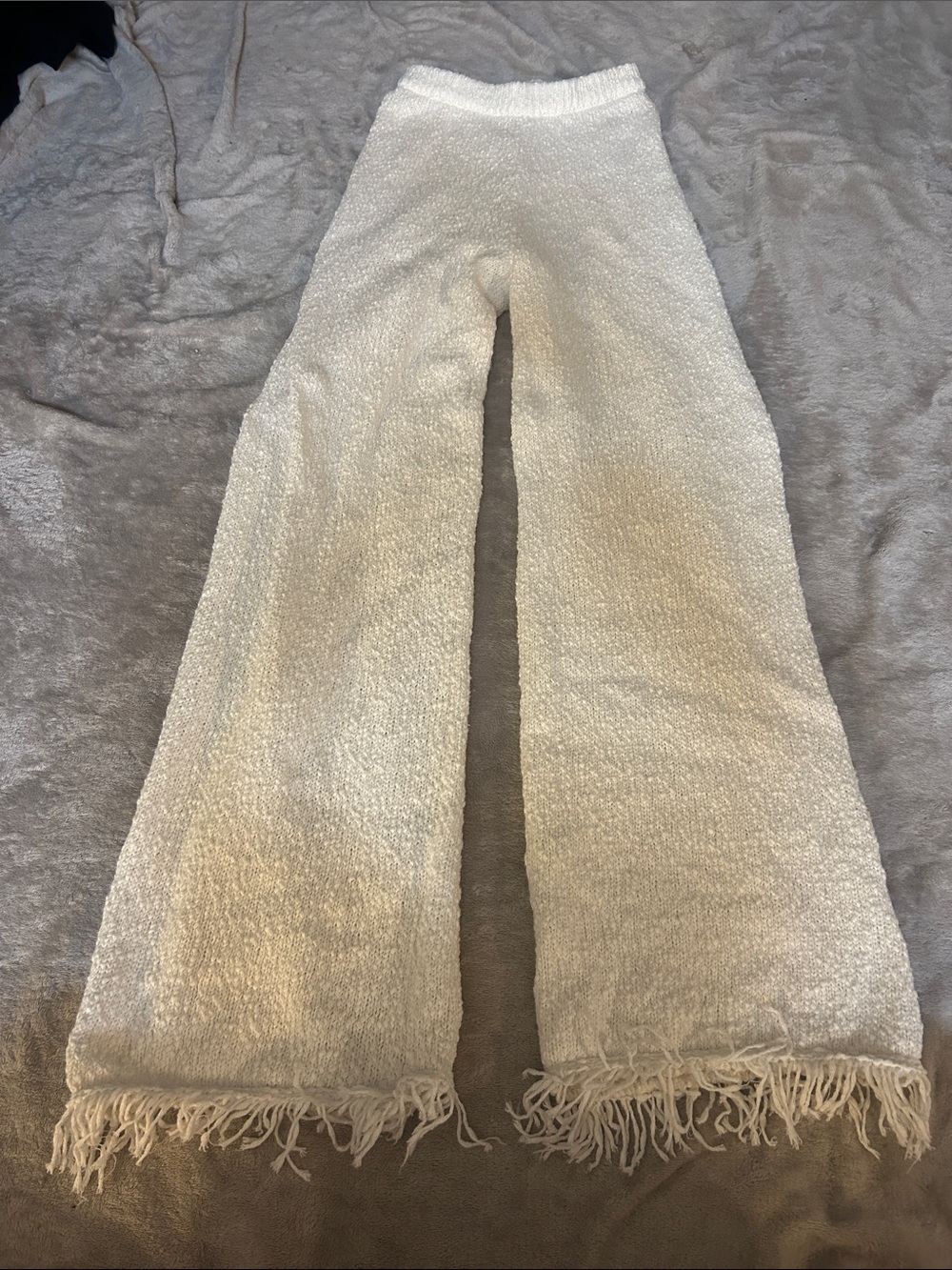 Dissh Sue off fringe knit pants